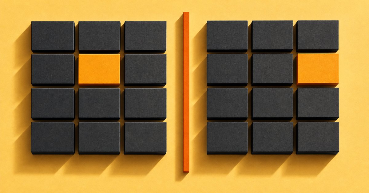 Geometryczna ilustracja: Ten sam backtest, inny wynik — jak znaleźć różnicę?